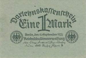 1 Mark 1922
